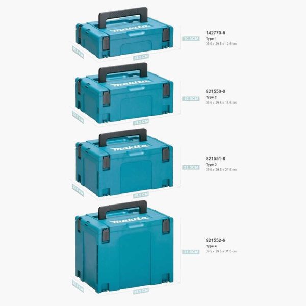Куфари за инструменти Makita MKP1+MKP2+MKP3+MKP4 - Image 2